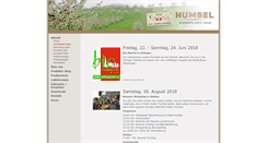 Desktop Screenshot of humbel.ch